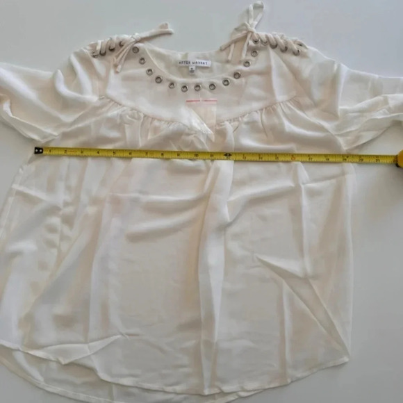 After Market- Blouse-Ribbon- Romantic-Fairy-Renaissance- Sheer- Women's- S - Picture 15 of 16